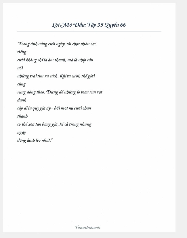 Trích đoạn Tập 35 Quyển 66