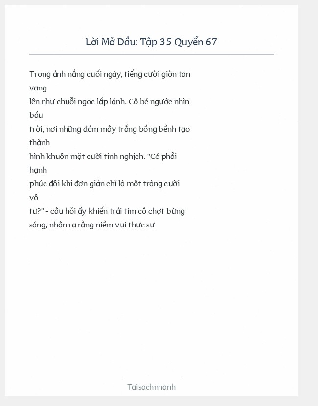 Trích đoạn Tập 35 Quyển 67