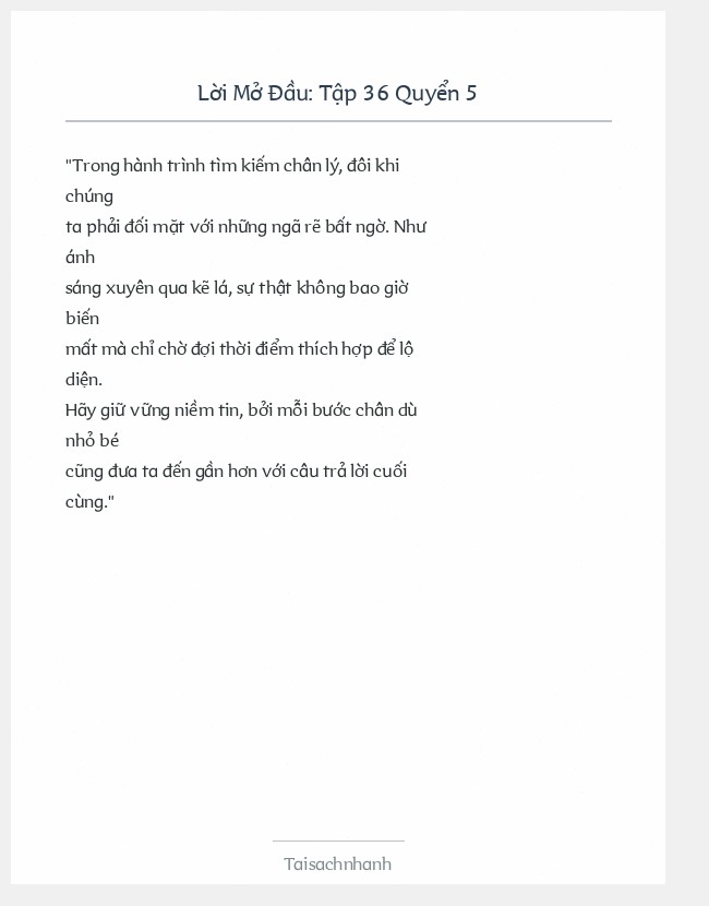 Trích đoạn Tập 36 Quyển 5