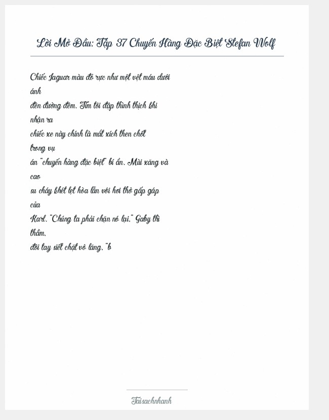 Trích đoạn Tập 37 Chuyến Hàng Đặc Biệt Stefan Wolf