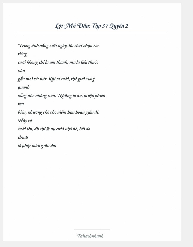 Trích đoạn Tập 37 Quyển 2