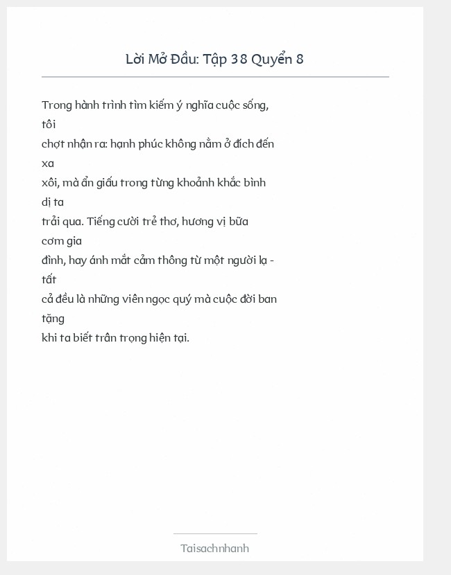 Trích đoạn Tập 38 Quyển 8