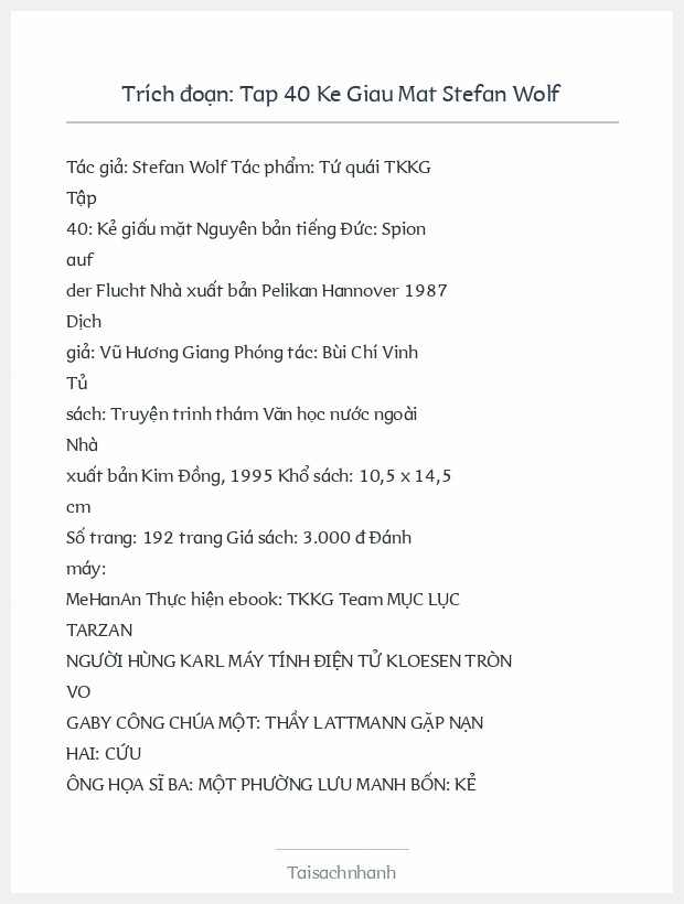 Trích đoạn Tap 40 Ke Giau Mat Stefan Wolf