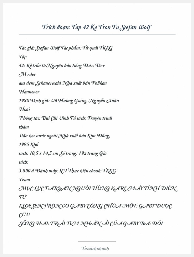 Trích đoạn Tap 42 Ke Tron Tu Stefan Wolf