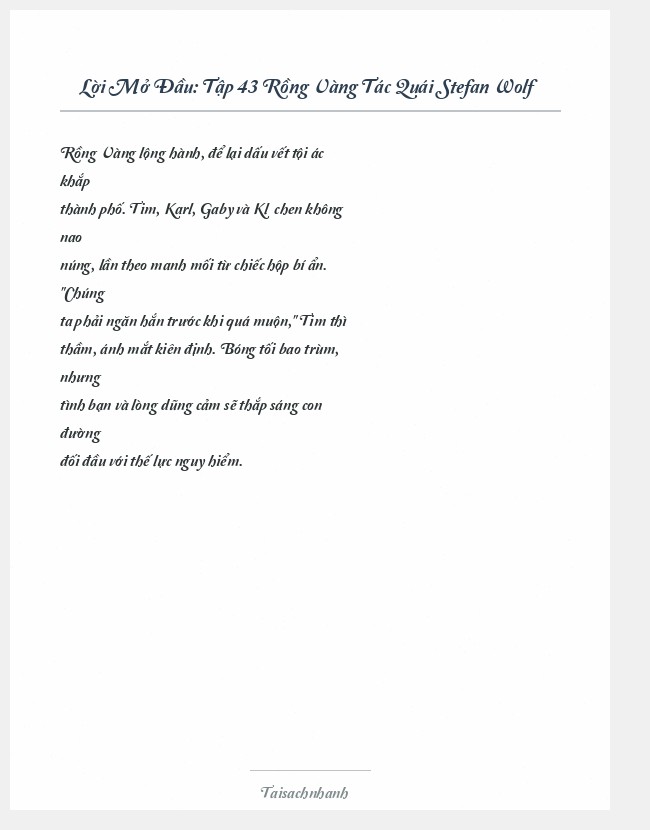 Trích đoạn Tập 43 Rồng Vàng Tác Quái Stefan Wolf
