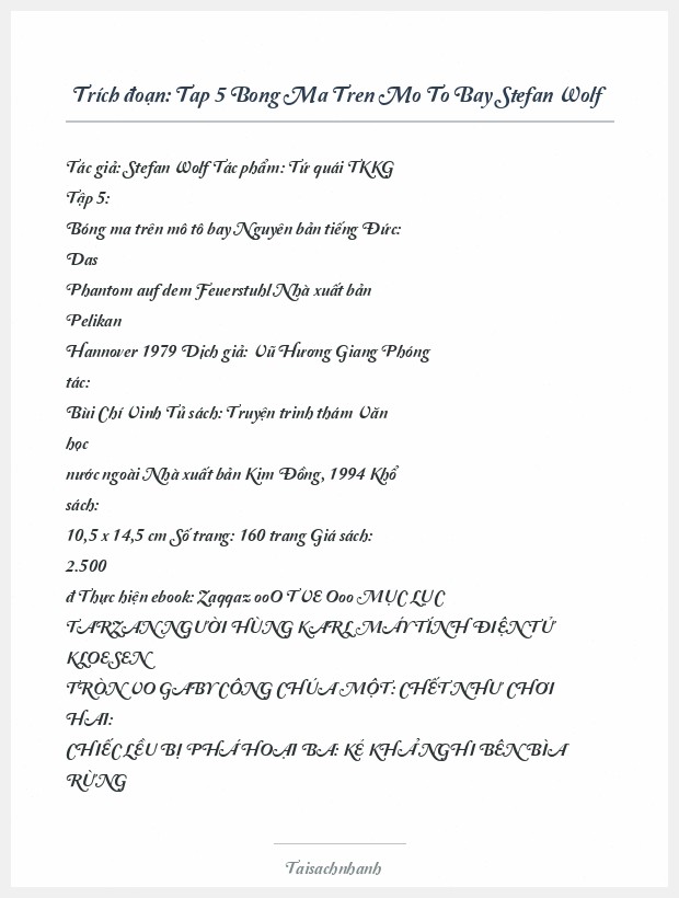 Trích đoạn Tap 5 Bong Ma Tren Mo To Bay Stefan Wolf