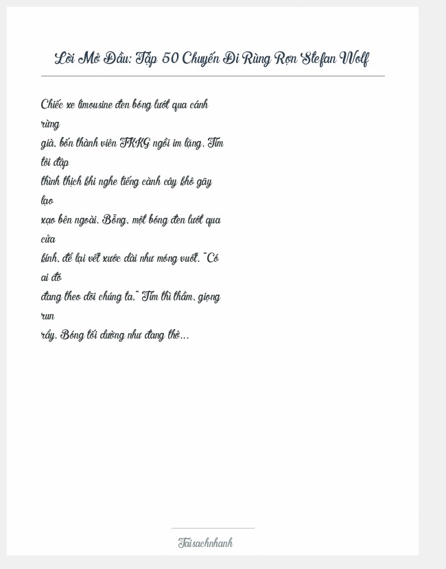 Trích đoạn Tập 50 Chuyến Đi Rùng Rợn Stefan Wolf