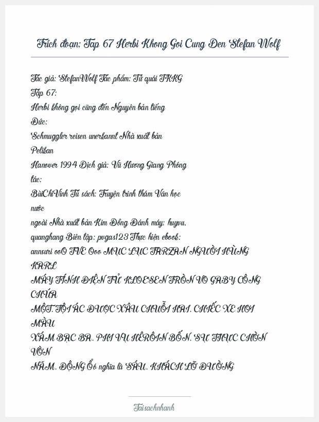 Trích đoạn Tap 67 Herbi Khong Goi Cung Den Stefan Wolf