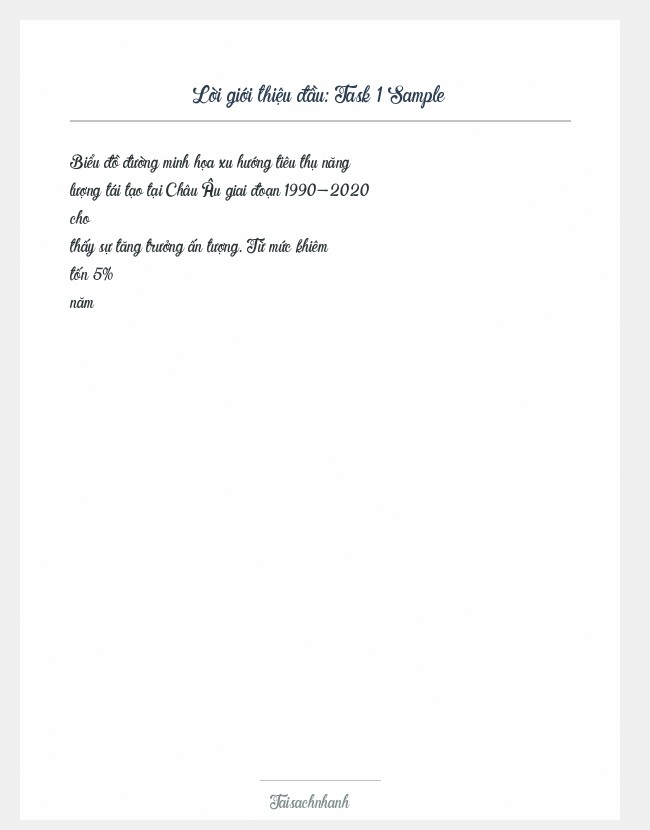 Trích đoạn Task 1 Sample