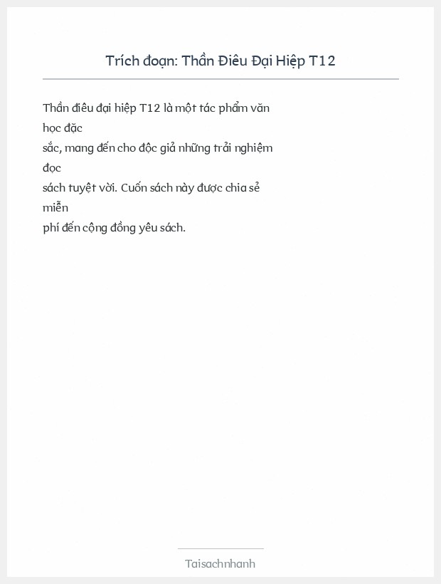 Trích đoạn Thần Điêu Đại Hiệp T12