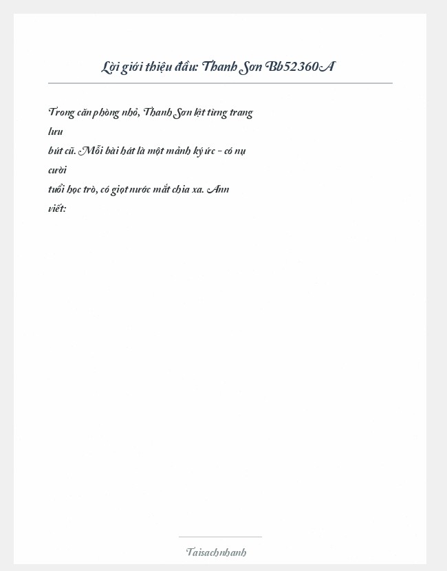 Trích đoạn Thanh Sơn Bb52360A