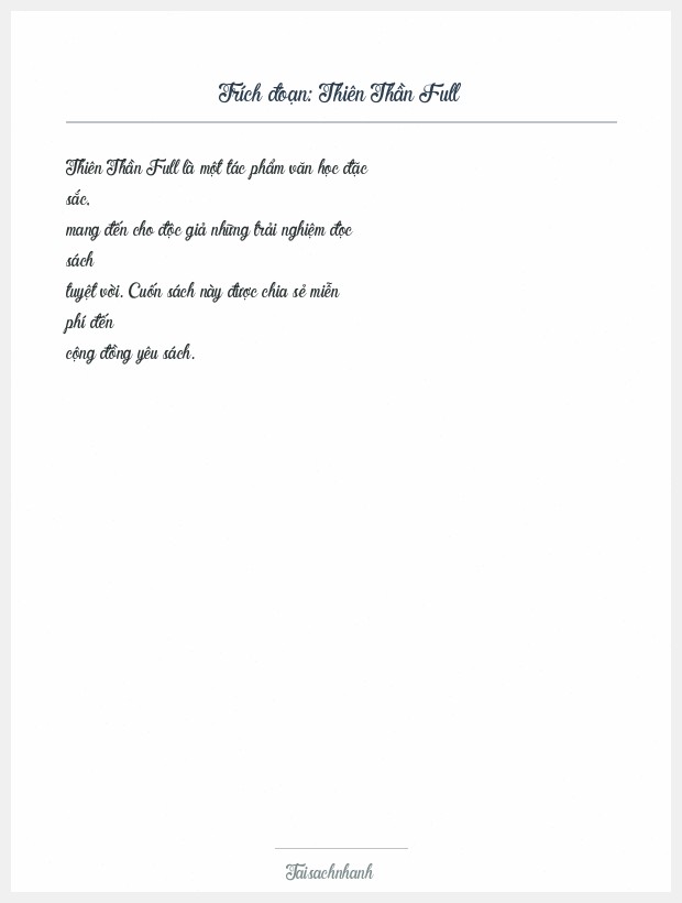 Trích đoạn Thiên Thần Full
