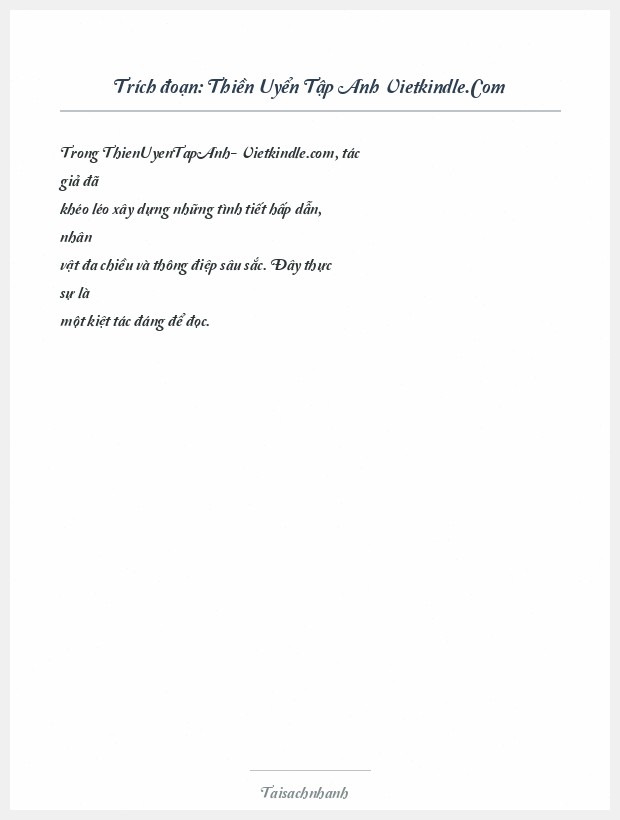 Trích đoạn Thiền Uyển Tập Anh Vietkindle.Com