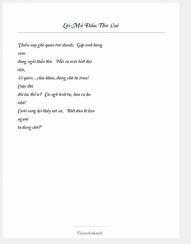 Trích đoạn Thơ Vui