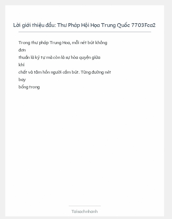 Trích đoạn Thư Pháp Hội Họa Trung Quốc 7703Fca2