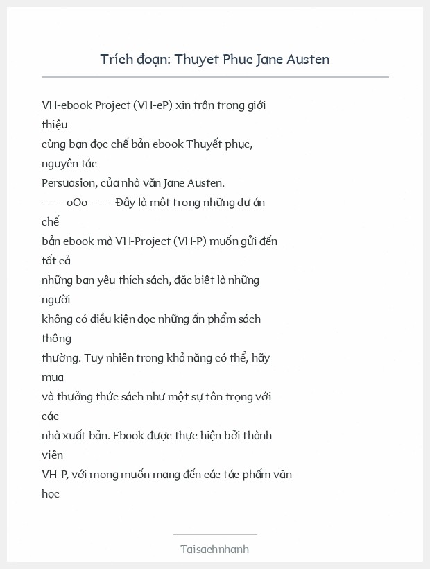 Trích đoạn Thuyet Phuc Jane Austen