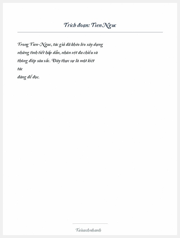 Trích đoạn Tien Nguc