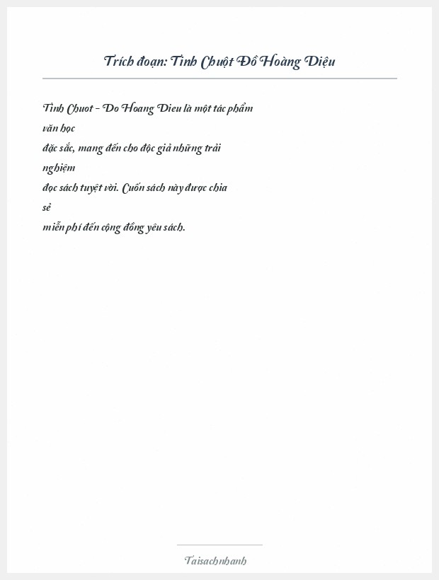 Trích đoạn Tinh Chuột Đồ Hoàng Diệu