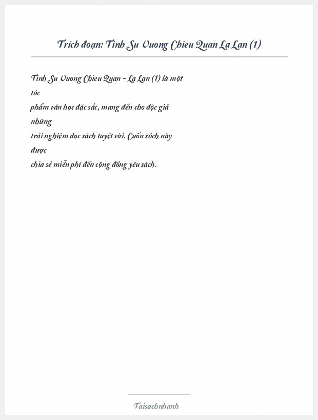 Trích đoạn Tinh Su Vuong Chieu Quan La Lan (1)