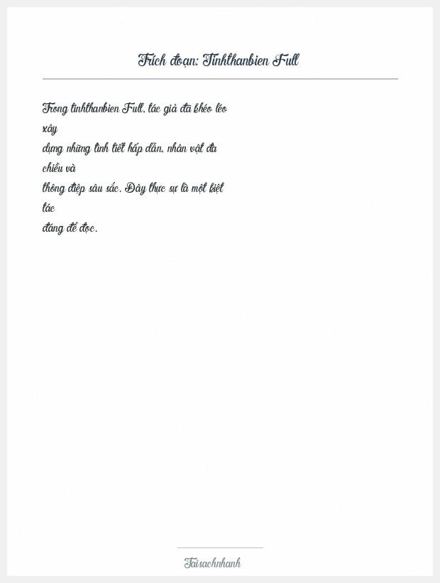 Trích đoạn Tinhthanbien Full