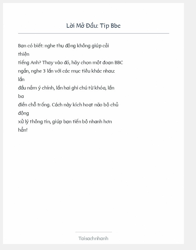 Trích đoạn Tip Bbc
