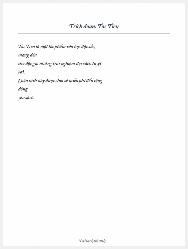 Trích đoạn Toc Tien