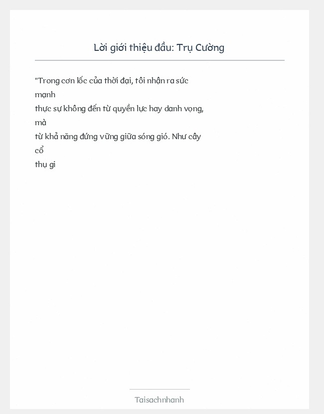 Trích đoạn Trụ Cường