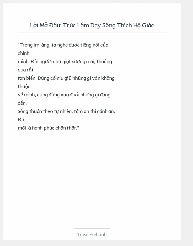 Trích đoạn Trúc Lâm Dạy Sống Thích Hộ Giác