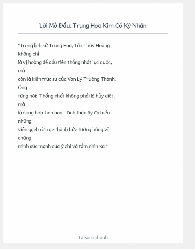 Trích đoạn Trung Hoa Kim Cổ Kỳ Nhân