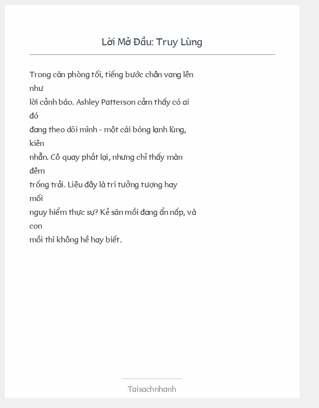 Trích đoạn Truy Lùng