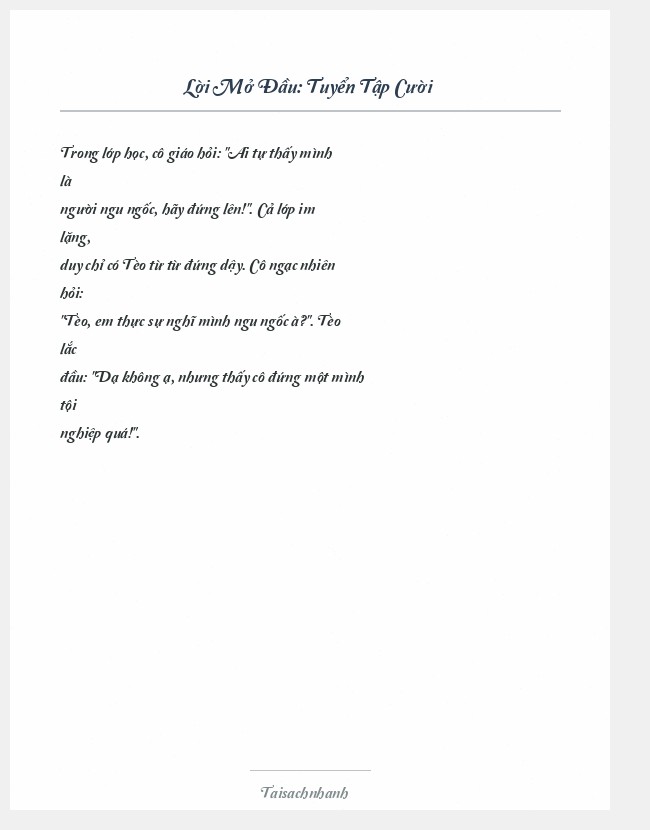 Trích đoạn Tuyển Tập Cười