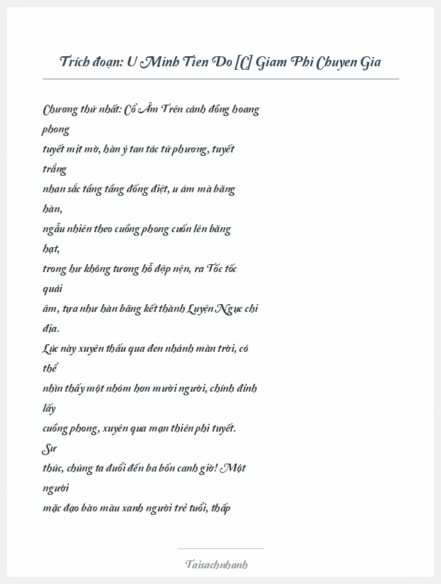 Trích đoạn U Minh Tien Do [C] Giam Phi Chuyen Gia