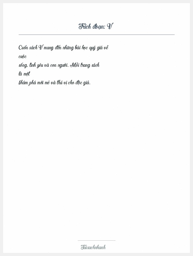 Trích đoạn V