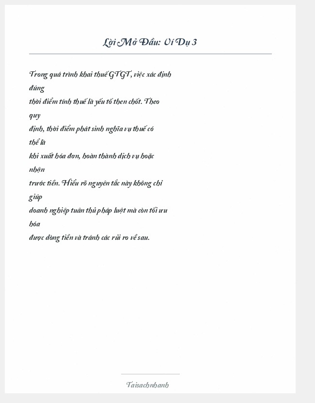 Trích đoạn Ví Dụ 3