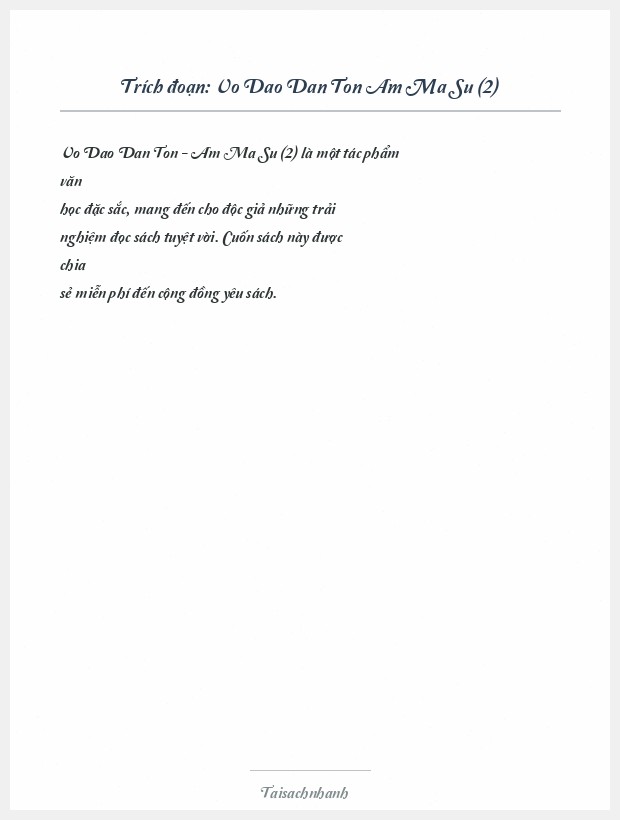 Trích đoạn Vo Dao Dan Ton Am Ma Su (2)