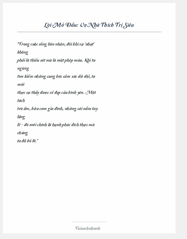 Trích đoạn Vợ Nhà Thích Trị Siêu