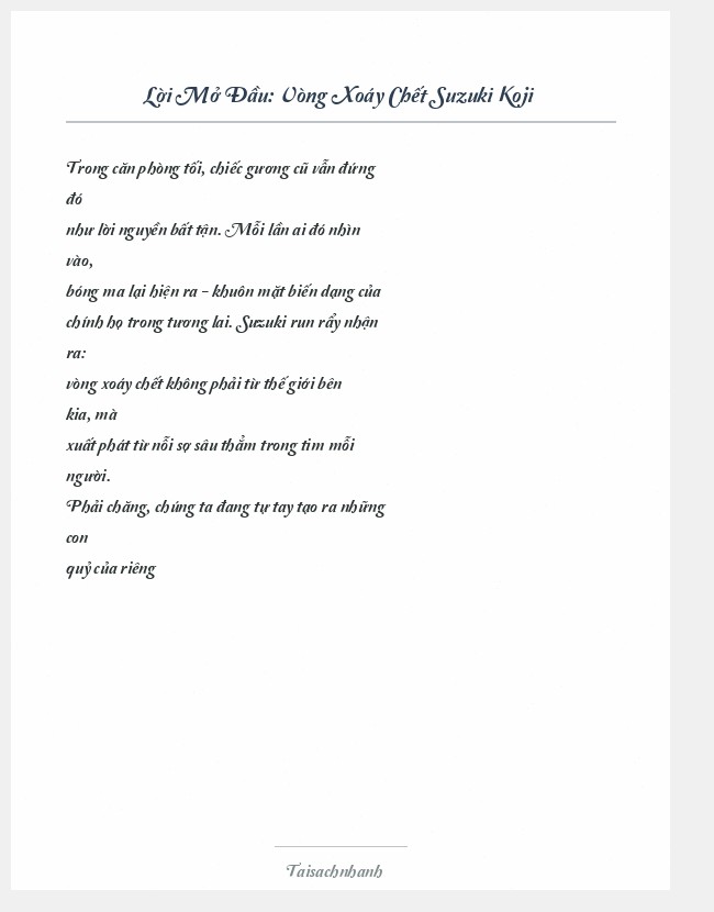 Trích đoạn Vòng Xoáy Chết Suzuki Koji