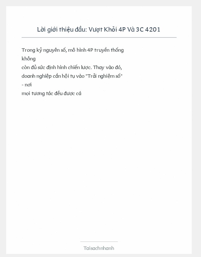 Trích đoạn Vượt Khỏi 4P Và 3C 4201