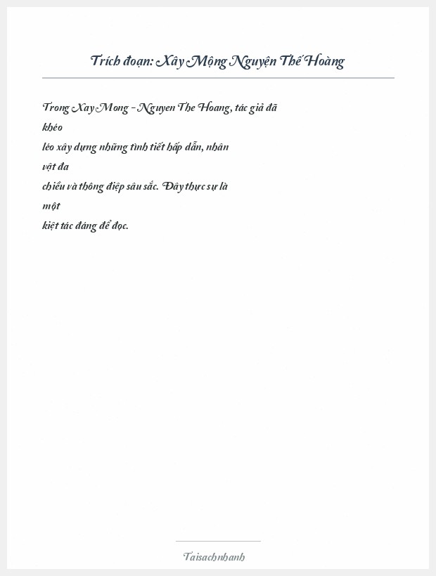 Trích đoạn Xây Mộng Nguyện Thế Hoàng