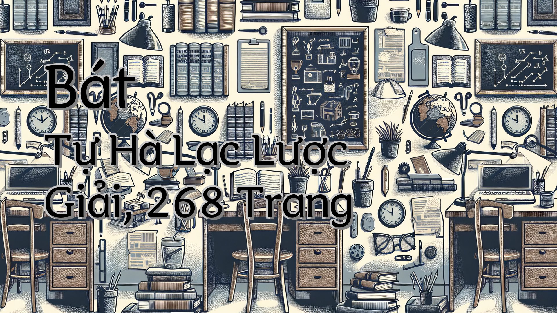 cover-Bát Tự Hà Lạc Lược Giải, 268 Trang