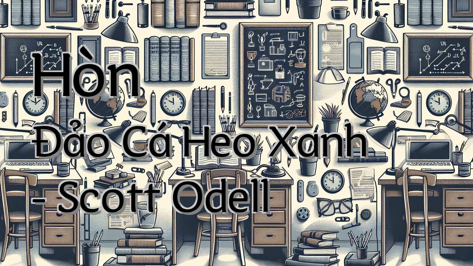 cover-Hòn Đảo Cá Heo Xanh - Scott Odell