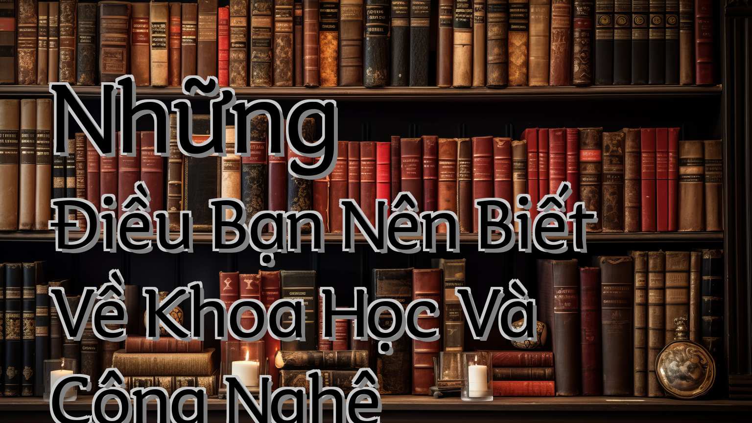 Tài Liệu Sách Những Điều Bạn Nên Biết Về Khoa Học Và Công Nghệ EPUB