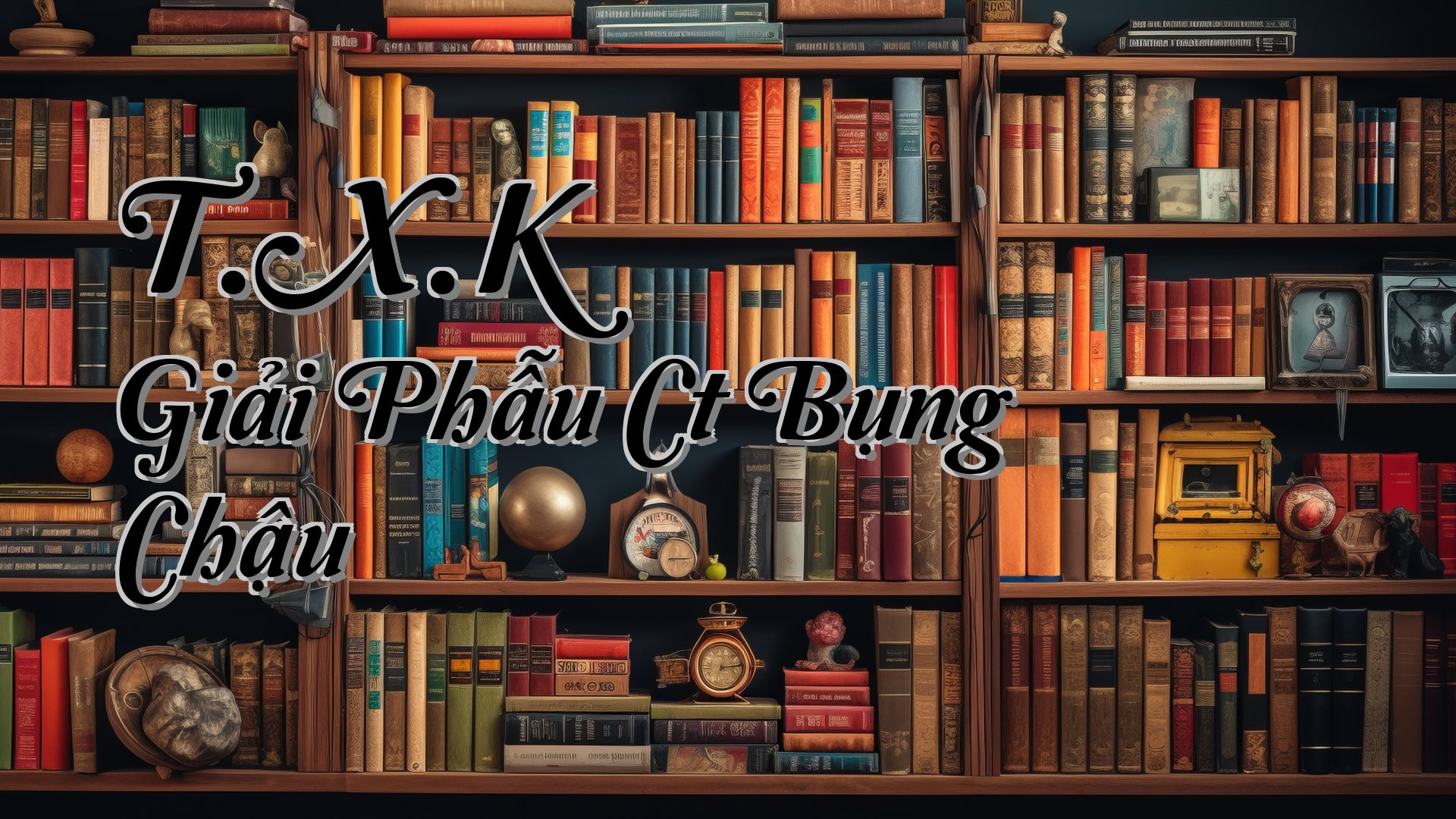 cover-T.X.K Giải Phẫu Ct Bụng Chậu