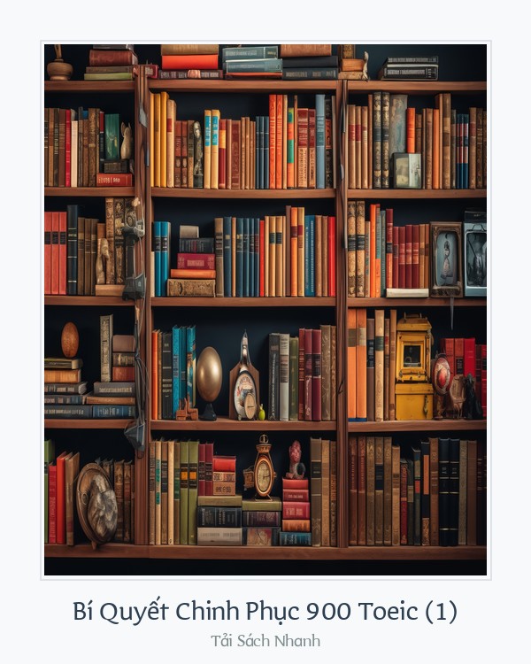 Bìa sách Bí Quyết Chinh Phục 900 Toeic (1)