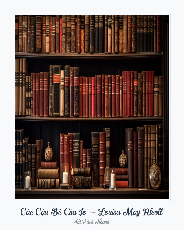 Bìa sách Các Cậu Bé Của Jo - Louisa May Alcott
