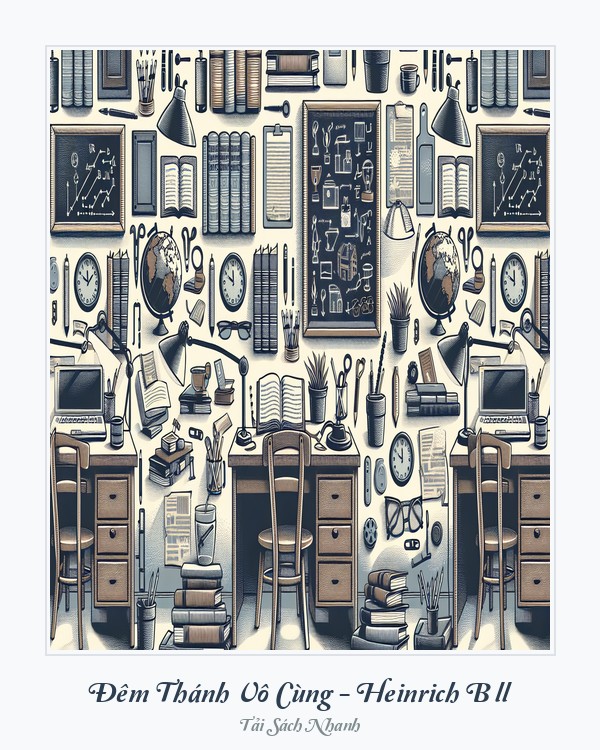 Bìa sách Đêm Thánh Vô Cùng - Heinrich Böll