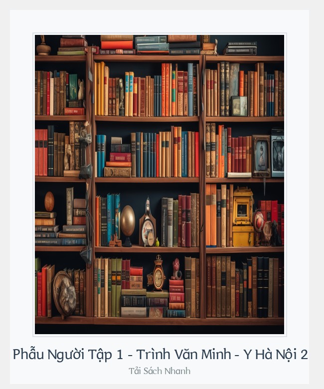 Bìa sách Giải Phẫu Người Tập 1 - Trình Văn Minh - Y Hà Nội 2010