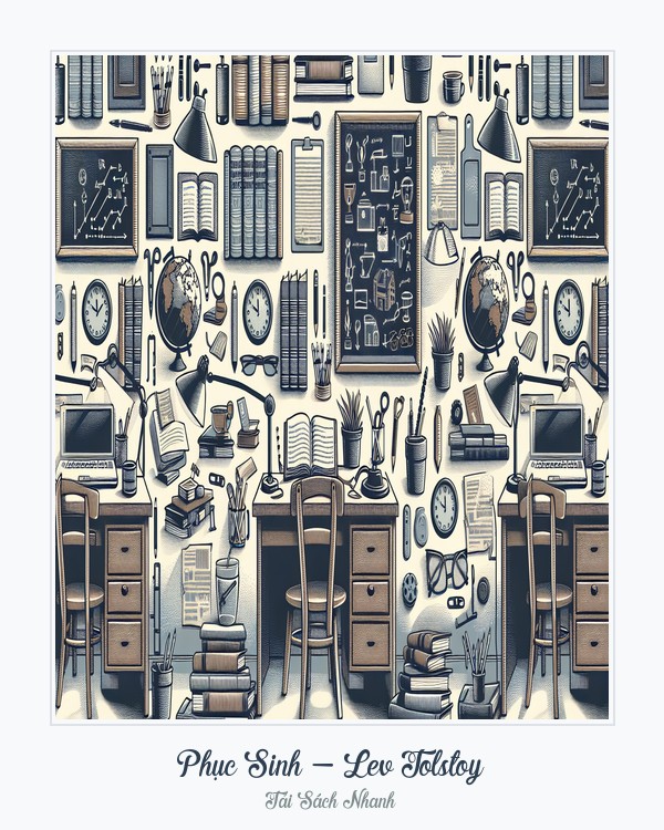 Bìa sách Phục Sinh - Lev Tolstoy