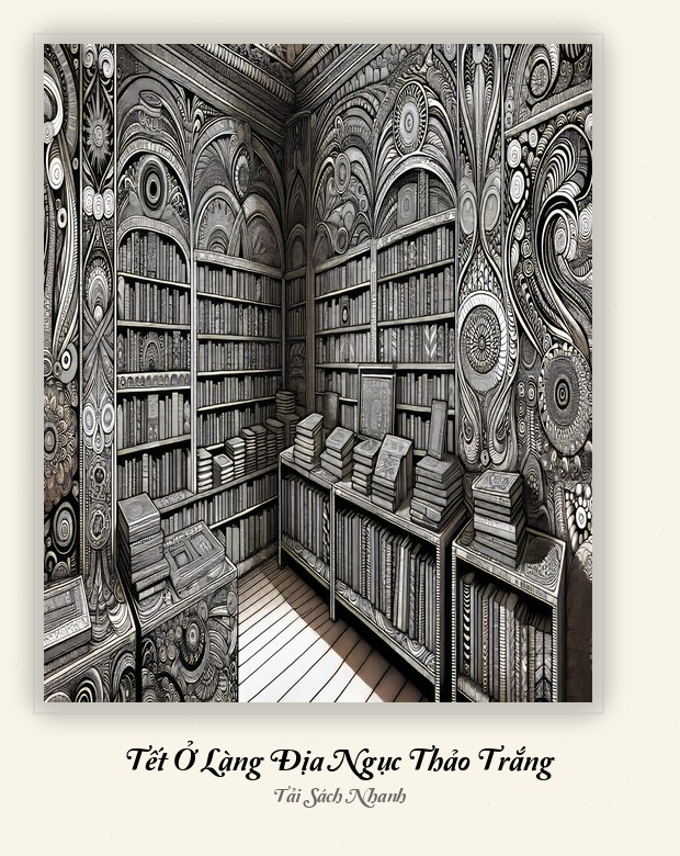 Bìa sách Tết Ở Làng Địa Ngục Thảo Trắng