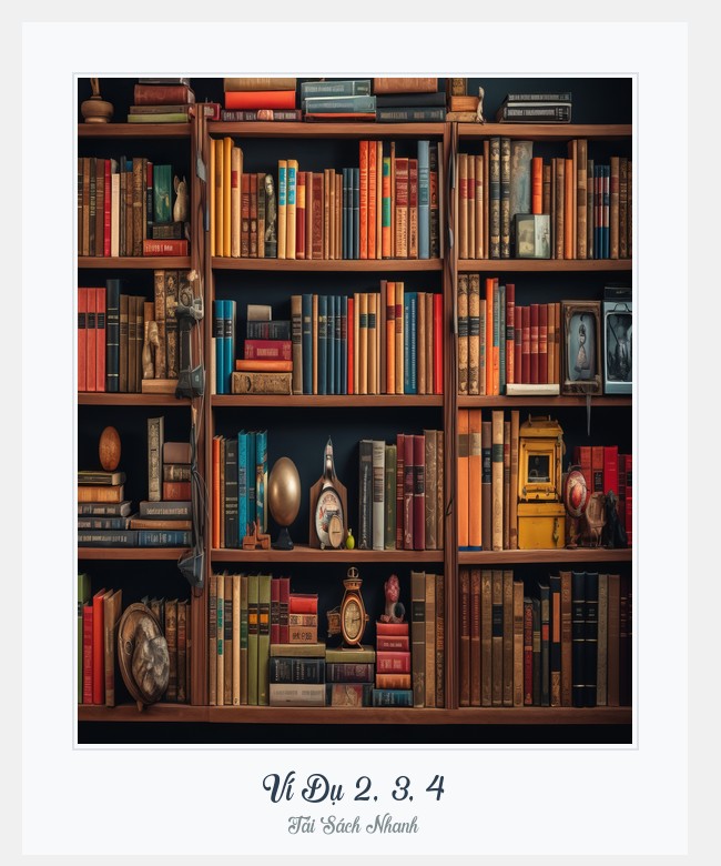 Bìa sách Ví Dụ 2, 3, 4